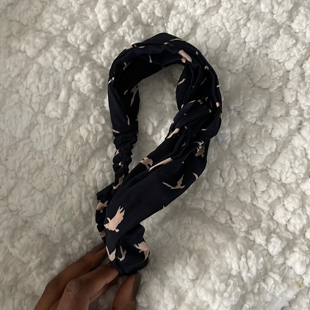 Navy Knot Headband